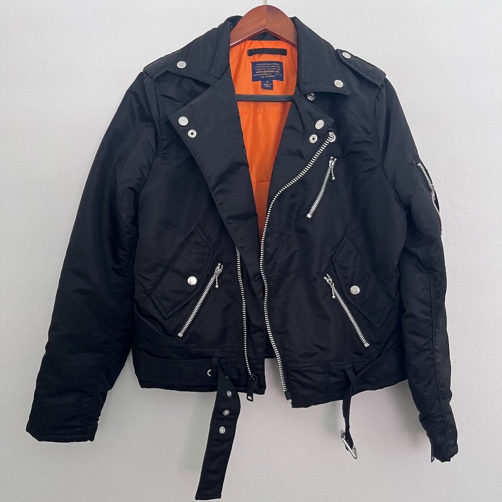 Alpha Industries Black Bomber Jacket
